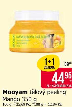 Mooyam tělový peeling Mango 350 g