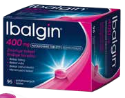 IBALGIN® Uleví od ucpaného nosu při rýmě a působí protivirově 400 mg, 96 tablet