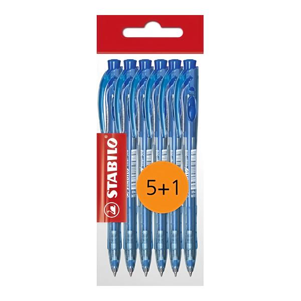 Stabilo Liner 308 Pero kuličkové modré, sada