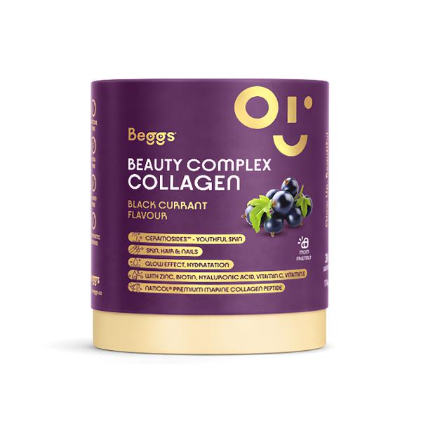 Beggs Beauty and Glow collagen Blackcurrant 30x6,3g