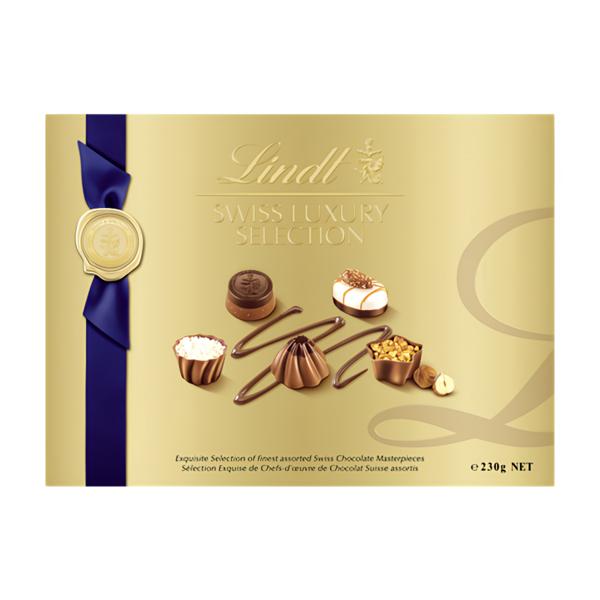 Lindt švýcarské výběrové čokoládové pralinky
