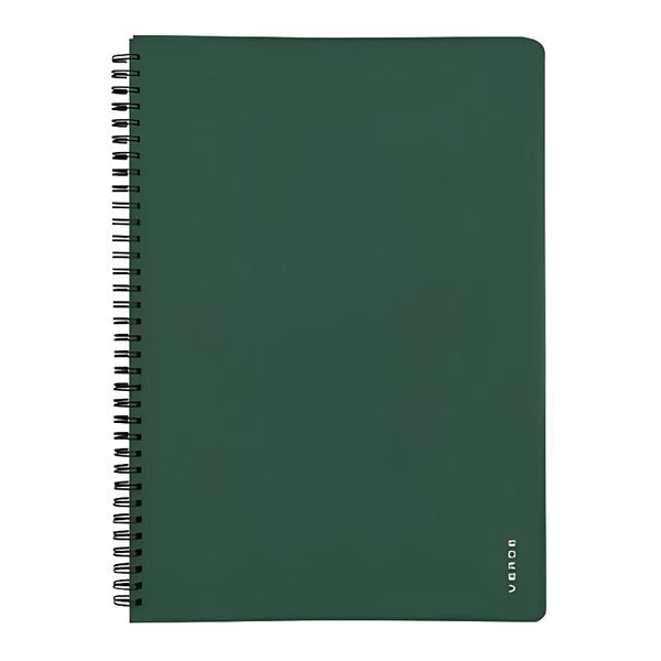Verde Twin Wire Blok A4, zelený