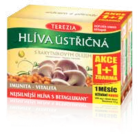 TEREZIA Hlíva ústřičná s rakytníkovým olejem 60 + 60 cps