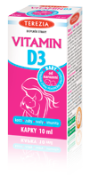 TEREZIA Vitamin D3 BABY 400 IU kapky, 10 ml
