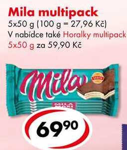 Mila multipack, 5x 50 g