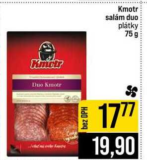 Kmotr salám duo plátky 75g 