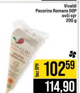 Vivaldi Pecorino Romano DOP ovčí sýr 200 g 
