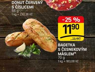 BAGETKA S ČESNEKOVÝM MÁSLEM* 70 g