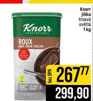 Knorr jíška tmavá světlá 1kg 