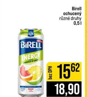 Birell ochucený různé druhy 0,5l
