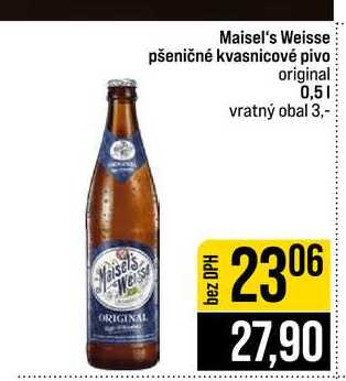 Maisel's Weisse pšeničné kvasnicové pivo original 0,5l