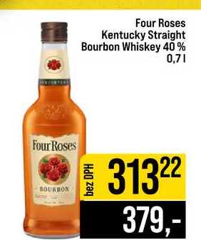 Four Roses Kentucky Straight Bourbon Whiskey 40% 0,7l