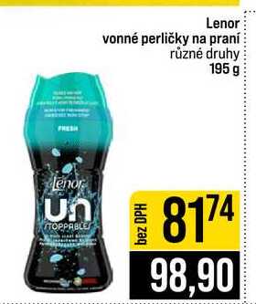 Lenor vonné perličky na praní různé druhy 195 g