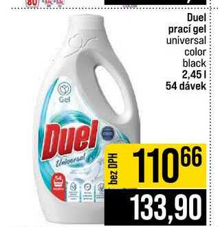 Duel prací gel universal color black 2,45l 54 dávek