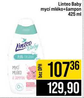 Linteo Baby mycí mléko+šampon 425 ml