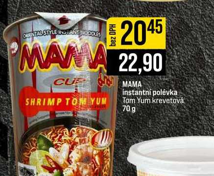 MAMA instantní polévka Tom Yum krevetová 70 g