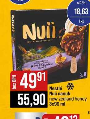 Nestlé Nuii nanuk new zealand honey 3x90 ml