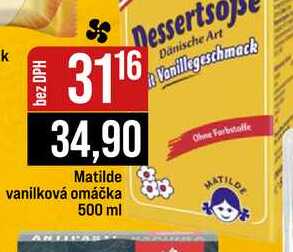 Matilde vanilková omáčka 500 ml 