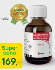 LEVOPRONT® sirup 120 ml •