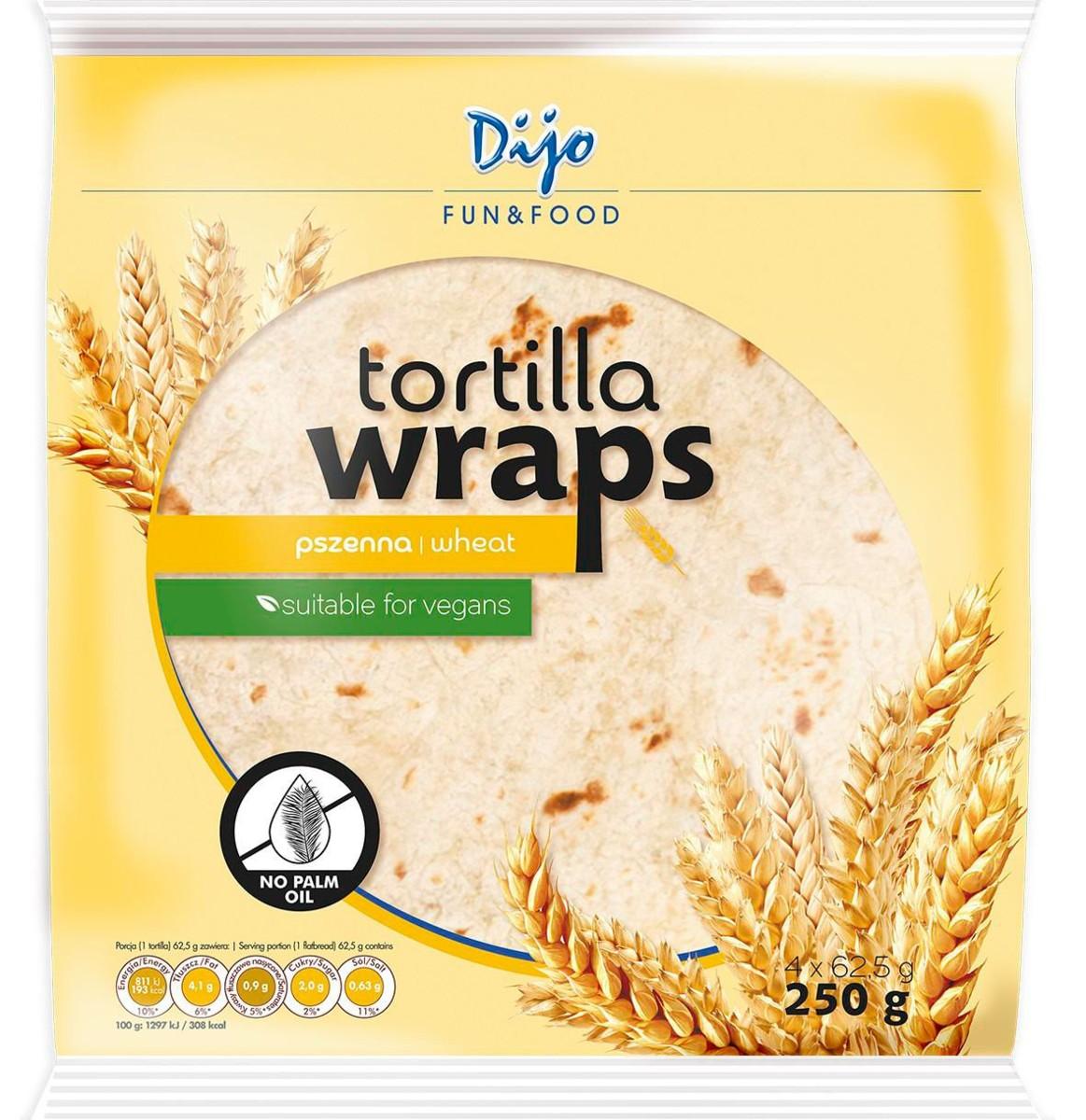 Dijo Tortilla wraps, 250 g