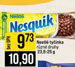 Nestlé tyčinka různé druhy 23,5-25 g