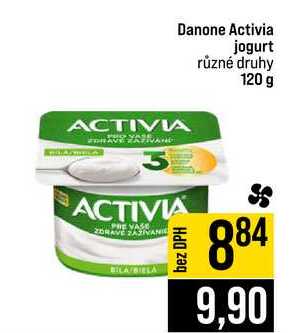 Danone Activia jogurt různé druhy 120 g