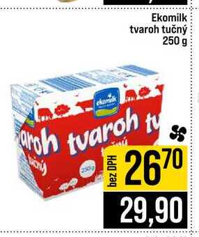 Ekomilk tvaroh tučný 250 g