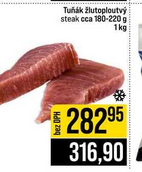 Tuňák žlutoploutvý steak cca 180-220 g