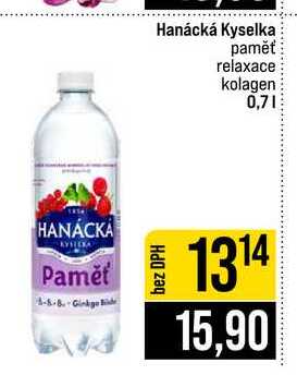 Hanácká Kyselka paměť relaxace kolagen 0,7l