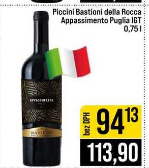 Piccini Bastioni della Rocca Appassimento Puglia IGT 0,75l