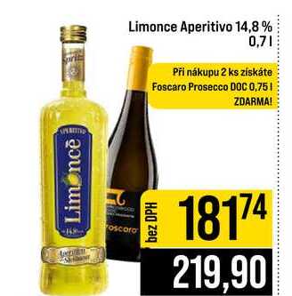 Limonce Aperitivo 14,8% 0,7l
