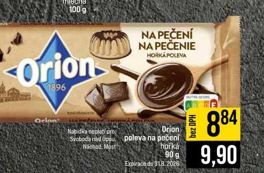 Orion poleva na pečení hořká 90 g
