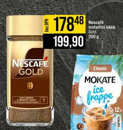Nescafé instantní káva Gold 200 g