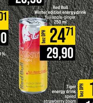 Red Bull Winter edition energy drink fuji apple-ginger 250 ml 