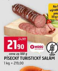 PÍSECKÝ TURISTICKÝ SALÁM 100g