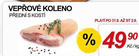 VEPŘOVÉ KOLENO PŘEDNÍ S KOSTÍ, 1 kg