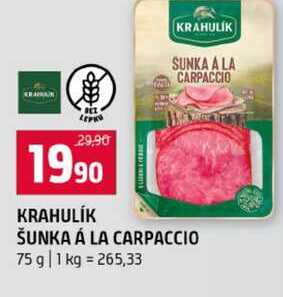 KRAHULIK SUNKA A LA CARPACCIO 75 g