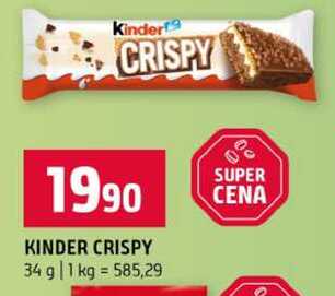 KINDER CRISPY 34 g