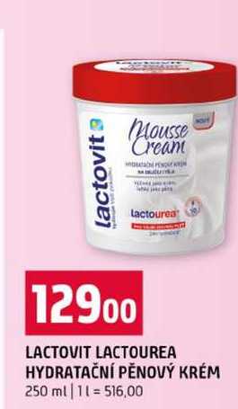 LACTOVIT LACTOUREA HYDRATAČNÍ PĚNOVÝ KRÉM 250 ml