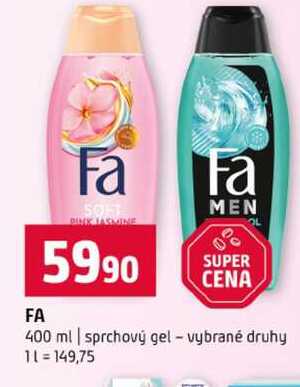 Fa 400 ml sprchový gel vybrané druhy
