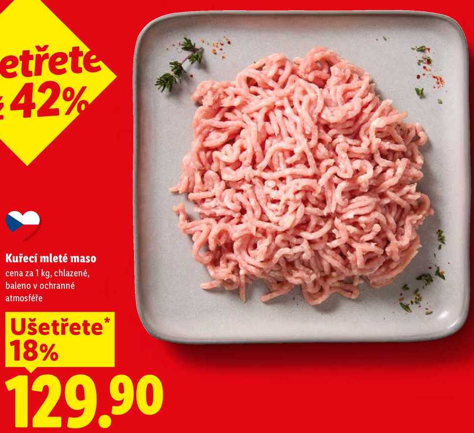 Kuřecí mleté maso, cena za 1 kg