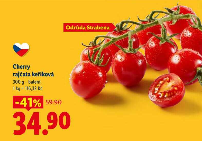 Cherry rajčata keříková, 300 g - balení