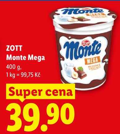 ZOTT Monte Mega, 400 g