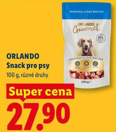 ORLANDO Snack pro psy, 100 g