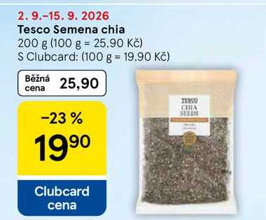 Tesco Semena chia, 200 g