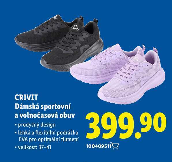 CRIVIT Dámská sportovní a volnočasová obuv