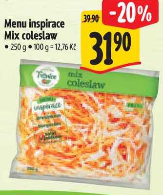 Menu inspirace Mix coleslaw, 250 g 