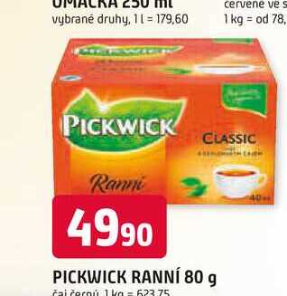 PICKWICK RANNÍ 80 g