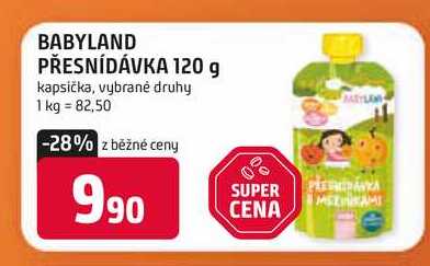 BABYLAND PŘESNÍDÁVKA 120 g