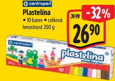 Plastelína, 10 barev
